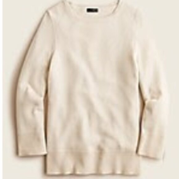 NWT J.Crew Wool and recycled cashmere oversized crewneck sweater - Picture 1 of 6